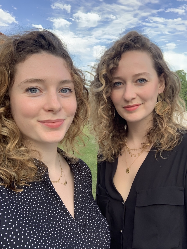 Iris und Agathe Pillon, Gründerinnen von Pourprées, Portraitbild