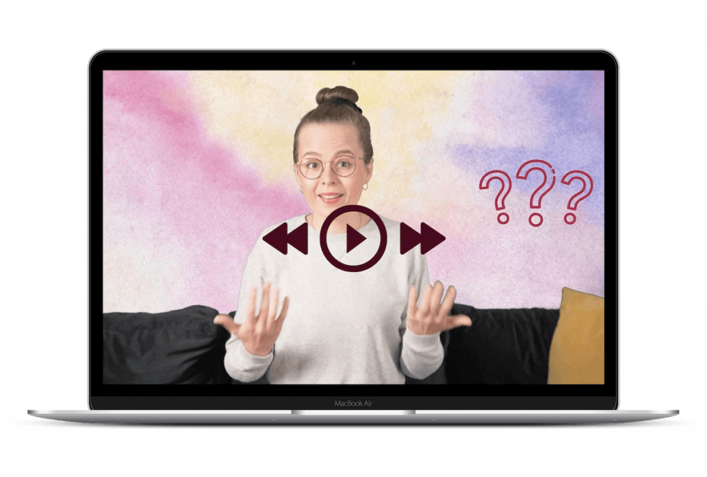 Vulvani first period online course landing page mockup on devices