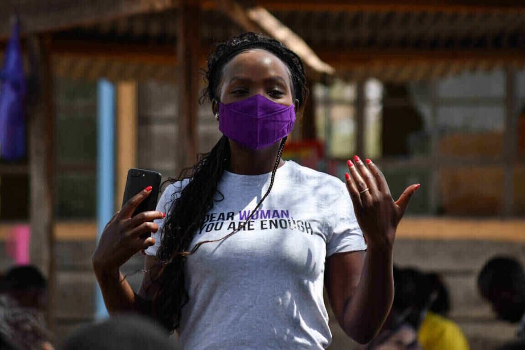 Heels4Pads menstrual health outreach in Kenya