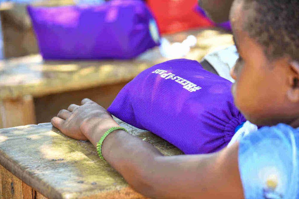 Menstrual products from Heels4Pads organization