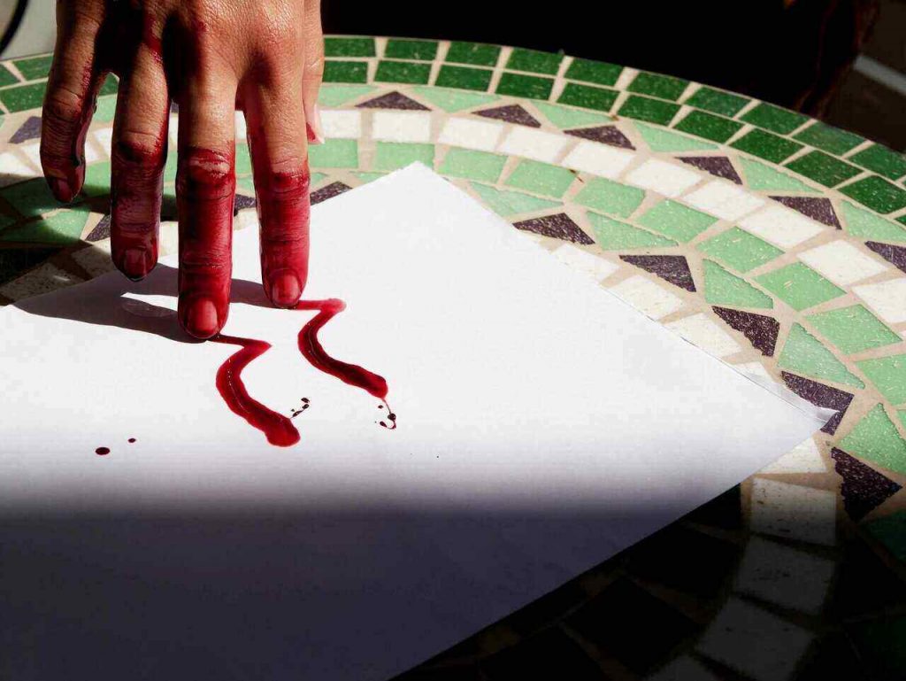 Historical depiction of menstruation rituals and period taboos