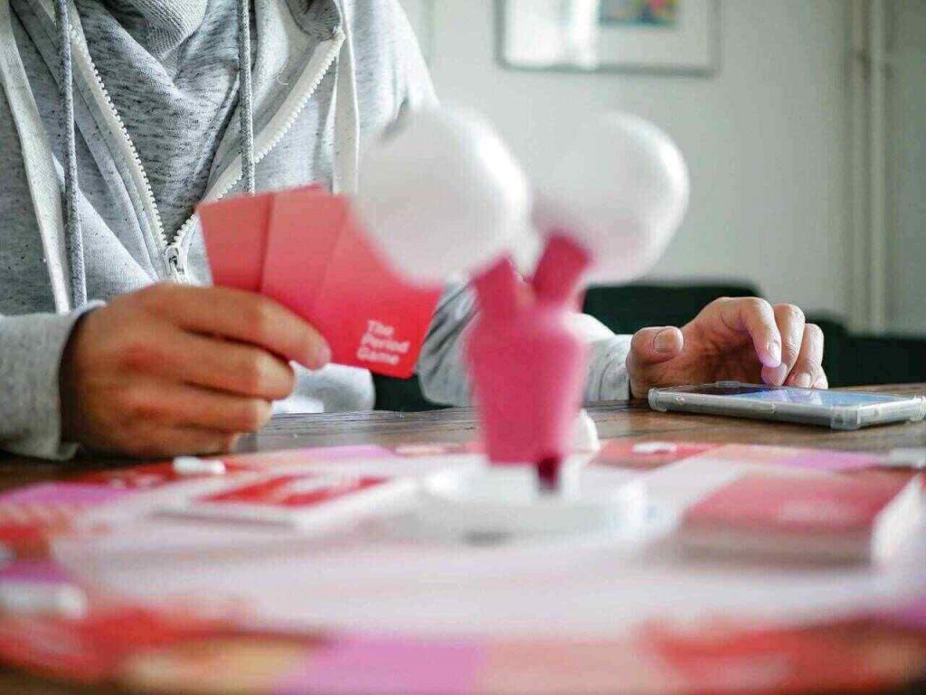Illustration zu Menstruationszyklus im The Period Game
